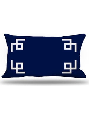 Kırlentim Yunananahtarı Kırlent Kılıfı