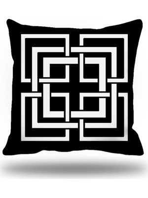 Kırlentim Yunananahtarı Kırlent Kılıfı