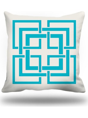 Kırlentim Yunananahtarı Kırlent Kılıfı