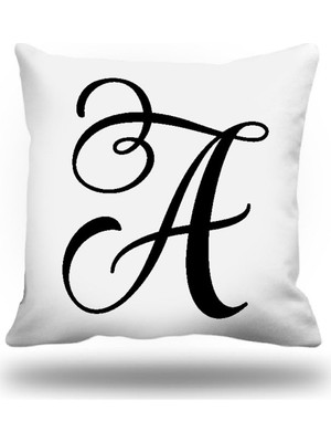 Kırlentim Harf-Elyazısı Kırlent Kılıfı