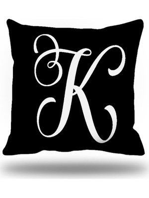 Kırlentim Harf-Elyazısı Kırlent Kılıfı