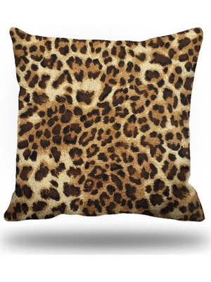 Kırlentim Leopar Kırlent Kılıfı