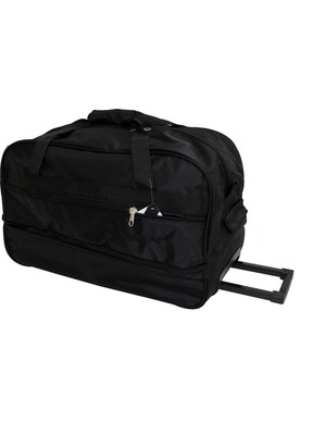 Escape 202-S Siyah İki Tekerlekli Çek Çekli Seyahat Çantası