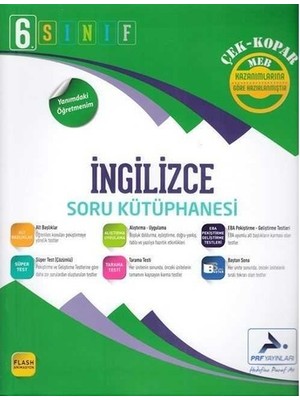 Paraf Yayınları 6. Sınıf İngilizce Soru Kütüphanesi