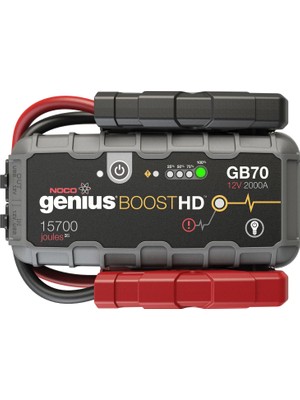 Noco Genius Gb70 12V 2000Amp Ultrasafe Lityum Akü Takviye + Powerbank + Led Lamba
