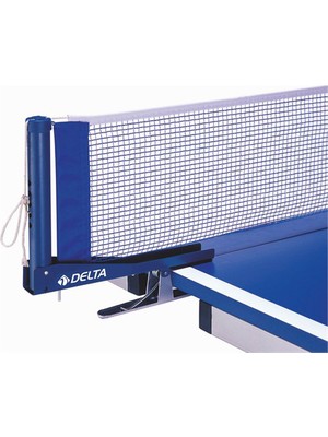 Delta Mavi Masa Tenisi Maşalı Deluxe Pinpon Ağı File Demir Seti