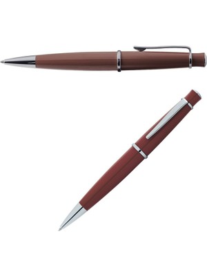 Scrikss Tükenmez Kalem 62 Lüks Kutuda Kahve