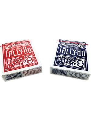 Tally-Ho Standart Oyun Kağıdı Destesi Tally Ho Standard Index Oyun Kartı 2'li Mavi ve Kırmızı