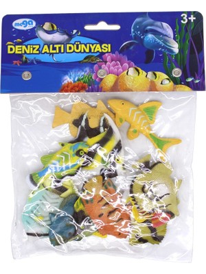 Mega Oyuncak Poşetli Hayvan Denizaltı Dünyası 1