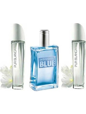 Avon Pur Blanca 2 Adet Bayan İndividual Blue Erkek Parfüm 1 Adet