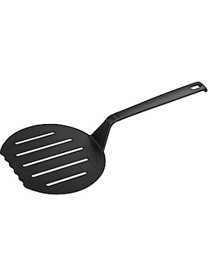 Fackelmann 23938 Nero 35 cm Oluklu Omlet Krep Spatulası
