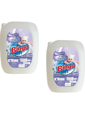 Bingo Yumuşatıcı Sensitive 5 lt  x 2'li Set