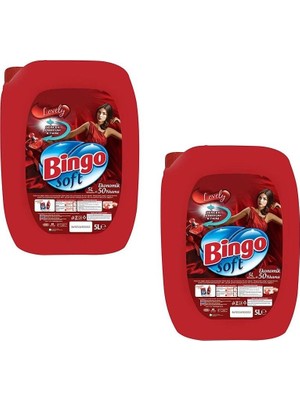 Bingo Yumuşatıcı Lovely 5 lt  x 2'li Set
