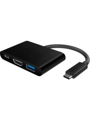 Mobitell Type-C To HDMI USB 3.0 3 in 1 Çevirici Dönüştürücü Adaptör