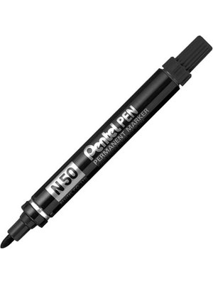 Pentel N50 Yuvarlak Uçlu Permanent Markör Siyah