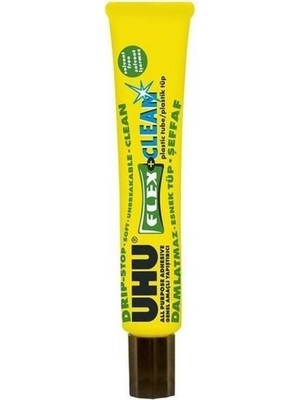 Uhu Flex+Clean 20Gr Solventsiz Sıvı Yapıştırıcı Ahşap ve Porselen İçin Güvenli Yapıştırma
