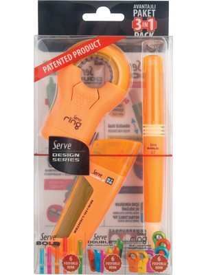 Serve Bold Kalem Seti 0.7 Turuncu SV-DBR07K3T