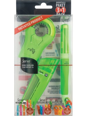 Serve Bold Kalem Seti 0.7 Yeşil SV-DBR07K3Y