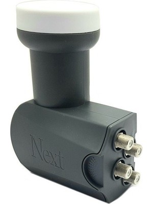 Next YE-404 Platinum Quad 4 Çıkışlı LNB – 0.1 dB Yüksek Kazanç, Düşük Gürültü, 4K UltraHD ve FullHD Uyumlu