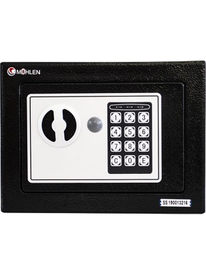 Mühlen Schutz 17B  Elektronik Para Ve Değerli Eşya Kasası (Siyah)