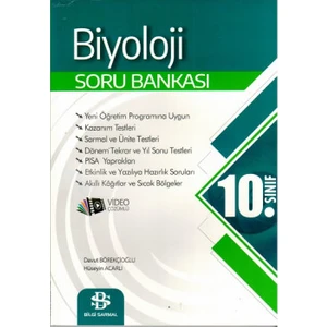 Bilgi Sarmal Yayınları Set 1 10. Sınıf Biyoloji Soru Bankası