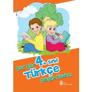 Ata Yayıncılık  4.Sınıf Çıtır Çıtır Türkçe Çalışma Kitabım