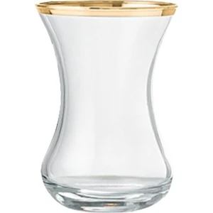 Ribbon Gold Ince Belli 6'lı Çay Bardak