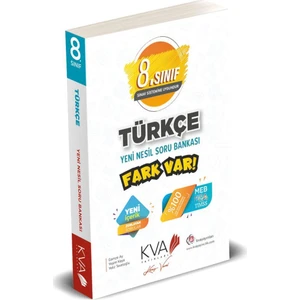 Koray Varol Akademi Koray Yayınları 8.Sınıf Fark Var Türkçe Soru Bankası
