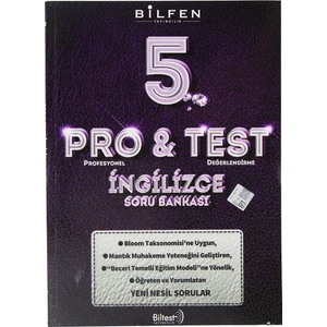 Bilfen Yayınları 5. Sınıf Pro&Test İngilizce Soru Bankası