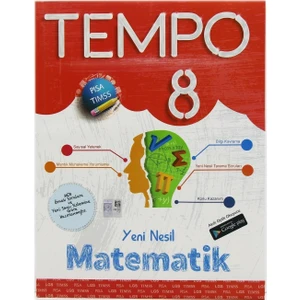 Kırmızı Beyaz Yayınlar 8.Sınıf  Tempo Matematik Soru Bankası