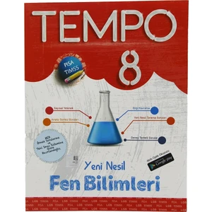 Kırmızı Beyaz Yayınlar 8.Sınıf  Tempo Fen Bilimleri Soru Bankası