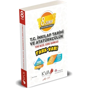 Koray Varol Akademi Yayınları 8.Sınıf Fark Var T.C İnkılap Tarihi ve Atatürkçülük Soru Bankası