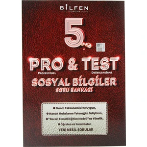 Bilfen Yayınları 5. Sınıf Pro&Test Sosyal Bilgiler Soru Bankası