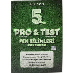 Bilfen Yayınları 5. Sınıf Pro&Test Fen Bilimleri Soru Bankası