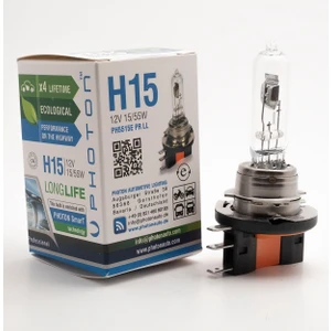 H15 12V 15/55W Pr Ll +%30 Fazla Işık