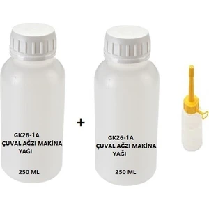 İşkur Makina GK261A Çuval Ağzı Dikiş Dikme Makinası Yağı 500 ml