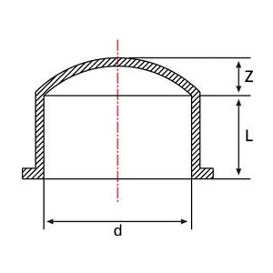 Uh-Pvc Yapıştırma Muflu Kör Tapa