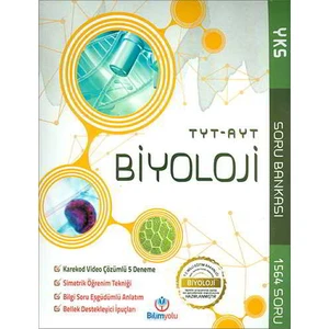Bilgiyolu Yayınları TYT-AYT Biyoloji Soru Bankası