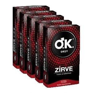 Prezervatif Zirve 50'li (10 x 5) Dev Paket