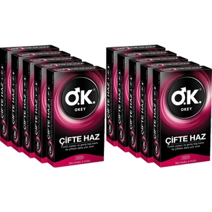 Prezervatif Çifte Haz 100'LÜ ( 10 x 10 )