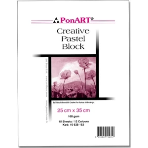 Creative Pastel Blok Spralli Resim Defteri 25X35 Cm. Karışık Renkli 15 Yaprak
