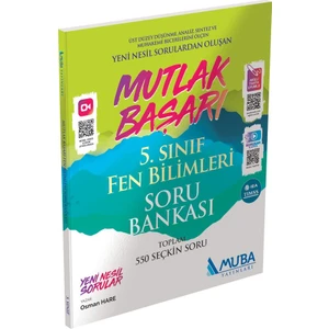 Muba Yayınları Mutlak Başarı 5. Sınıf Fen Bilimleri Video Çözümlü Soru Bankası