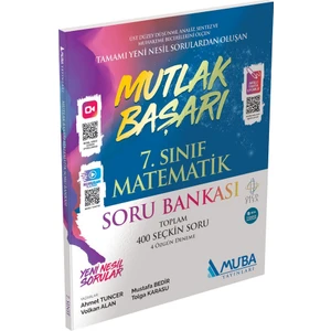 Muba Yayınları Mutlak Başarı 7. Sınıf Matematik Video Çözümlü Soru Bankası