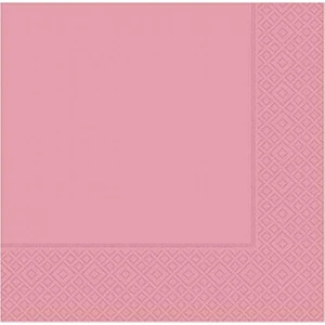 Pembe Kağıt Peçete 33 x 33 cm 20'li