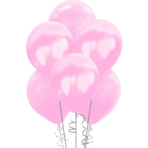 Metalik Açık Pembe Balon 100'lü