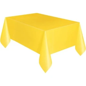 Sarı Plastik Masa Örtüsü 137 x 270 cm
