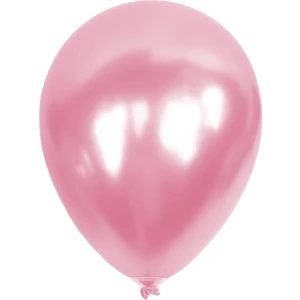 Metalik Açık Pembe Balon 12'li