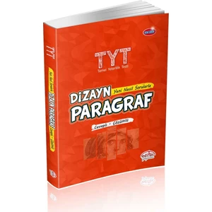 Editör Yayınları TYT Dizayn Yeni Nesil Sorularla Paragraf Soru Bankası (Cevaplı – Çözümlü)