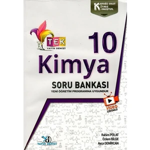 Yayın Denizi Yayınları 10.Sınıf Tek Serisi Video Çözümlü Kimya Soru Bankası