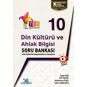 Yayın Denizi Yayınları 10.Sınıf Tek Serisi Video Çözümlü Din Kültürü Ve Ahlak Bilgisi Soru Bankası